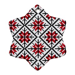 Ukrainian Folk Seamless Pattern Ornament Ethnic Ornament Border Element Traditional Art Ornament (snowflake) by Grandong