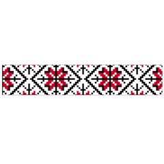 Ukrainian Folk Seamless Pattern Ornament Ethnic Ornament Border Element Traditional Art Large Premium Plush Fleece Scarf 