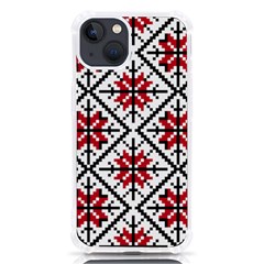 Ukrainian Folk Seamless Pattern Ornament Ethnic Ornament Border Element Traditional Art Iphone 13 Tpu Uv Print Case by Grandong