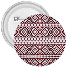 Illustration Of Ukrainian Folk Seamless Pattern Ornament 3  Buttons by Grandong