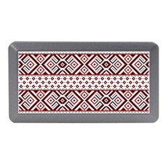 Illustration Of Ukrainian Folk Seamless Pattern Ornament Memory Card Reader (mini) by Grandong