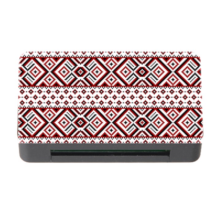 Illustration Of Ukrainian Folk Seamless Pattern Ornament Memory Card Reader with CF