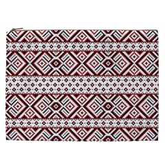 Illustration Of Ukrainian Folk Seamless Pattern Ornament Cosmetic Bag (xxl) by Grandong