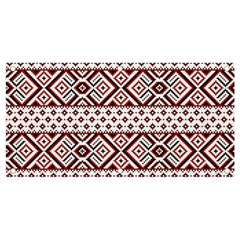 Illustration Of Ukrainian Folk Seamless Pattern Ornament Banner And Sign 4  X 2  by Grandong