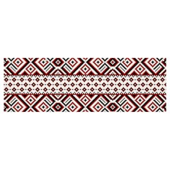 Illustration Of Ukrainian Folk Seamless Pattern Ornament Banner And Sign 12  X 4  by Grandong