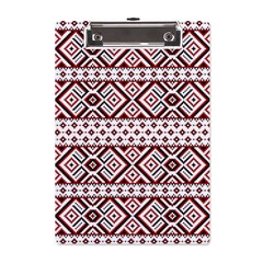 Illustration Of Ukrainian Folk Seamless Pattern Ornament A5 Acrylic Clipboard by Grandong