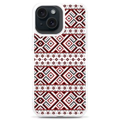 Illustration Of Ukrainian Folk Seamless Pattern Ornament Iphone 15 Plus Tpu Uv Print Case by Grandong