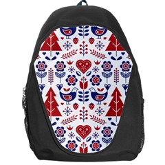 Scandinavian Folk Seamless Pattern Backpack Bag by Grandong