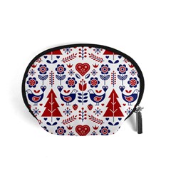 Scandinavian Folk Seamless Pattern Accessory Pouch (small) by Grandong