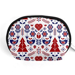 Scandinavian Folk Seamless Pattern Accessory Pouch (medium) by Grandong