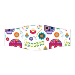 Mexican Floral With Skull Seamless Pattern Stretchable Headband by Grandong