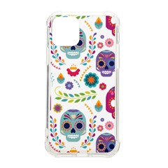 Mexican Floral With Skull Seamless Pattern Iphone 11 Pro 5 8 Inch Tpu Uv Print Case by Grandong