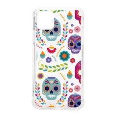 Mexican Floral With Skull Seamless Pattern Iphone 11 Pro Max 6 5 Inch Tpu Uv Print Case by Grandong