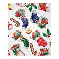 Christmas Socks Gloves Candy Cane Stocking Seamless Shower Curtain 60  X 72  (medium) 