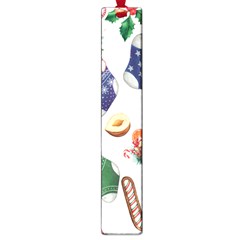 Christmas Socks Gloves Candy Cane Stocking Seamless Large Book Marks