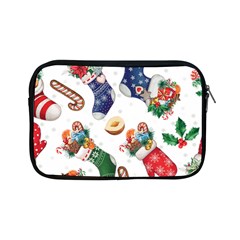 Christmas Socks Gloves Candy Cane Stocking Seamless Apple Ipad Mini Zipper Cases