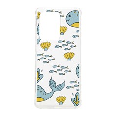 Whale Cartoon Whale Seamless Cartoon Character Animals Leaf Samsung Galaxy S20 Ultra 6 9 Inch Tpu Uv Case