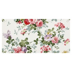 Floral Elements Peony Chinese Rose Banner And Sign 6  X 3  by Grandong