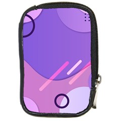 Colorful Labstract Wallpaper Theme Compact Camera Leather Case