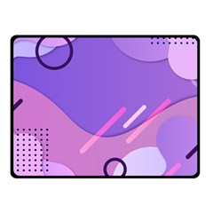 Colorful Labstract Wallpaper Theme Fleece Blanket (small)