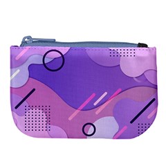 Colorful Labstract Wallpaper Theme Large Coin Purse by Apen