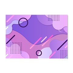 Colorful Labstract Wallpaper Theme Crystal Sticker (a4)