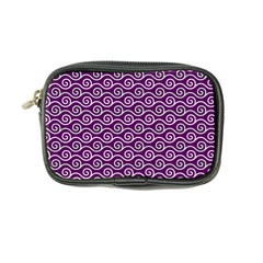 Violet White Pattern Coin Purse by ytdream