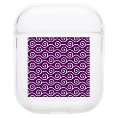 Violet White Pattern Soft Tpu Airpods 1/2 Case by ytdream