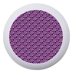 Violet White Pattern Dento Box With Mirror by ytdream