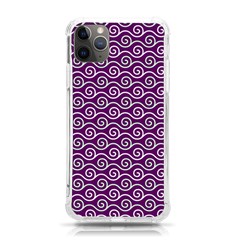 Violet White Pattern Iphone 11 Pro Max 6 5 Inch Tpu Uv Print Case by ytdream