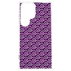 Violet White Pattern Samsung Galaxy S24 Plus 6 7 Inch Tpu Uv Case by ytdream