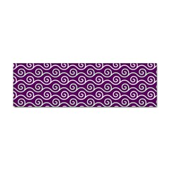 Violet White Pattern Sticker (bumper) by ytdream