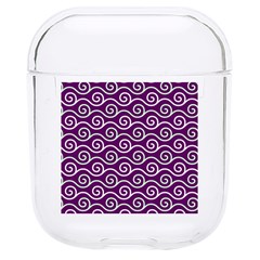 Violet White Pattern Hard Pc Airpods 1/2 Case by ytdream