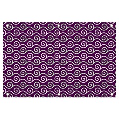 Violet White Pattern Banner And Sign 6  X 4  by ytdream