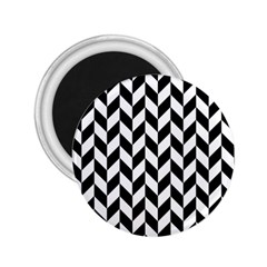 Black And White Pattern 2 25  Magnets by ytdream