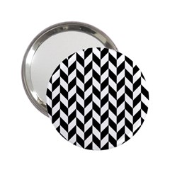 Black And White Pattern 2 25  Handbag Mirrors by ytdream