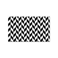 Black And White Pattern Sticker (rectangular) by ytdream