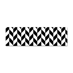 Black And White Pattern Sticker (bumper) by ytdream