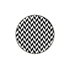 Black And White Pattern Hat Clip Ball Marker (4 Pack) by ytdream