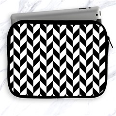 Black And White Pattern Apple Ipad 2/3/4 Zipper Cases by ytdream