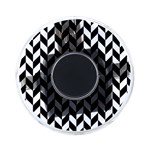 Black And White Pattern On-the-Go Memory Card Reader Back