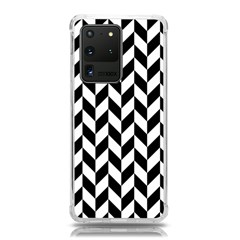 Black And White Pattern Samsung Galaxy S20 Ultra 6 9 Inch Tpu Uv Case by ytdream