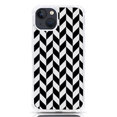 Black And White Pattern Iphone 13 Tpu Uv Print Case by ytdream