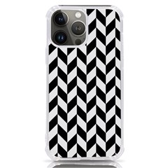 Black And White Pattern Iphone 13 Pro Max Tpu Uv Print Case by ytdream