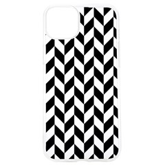 Black And White Pattern Iphone 15 Pro Tpu Uv Print Case by ytdream