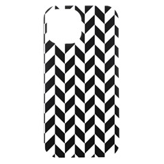 Black And White Pattern Iphone 15 Plus Black Uv Print Pc Hardshell Case by ytdream