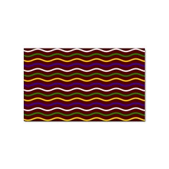 Multicolor Wave Pattern Sticker Rectangular (100 Pack) by ytdream