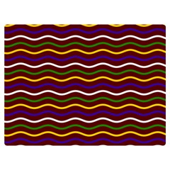 Multicolor Wave Pattern Premium Plush Fleece Blanket (extra Small) by ytdream