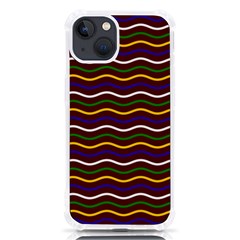 Multicolor Wave Pattern Iphone 13 Tpu Uv Print Case by ytdream