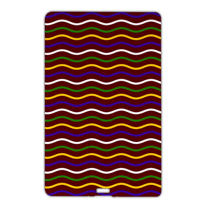 Multicolor Wave Pattern Name Card Style USB Flash Drive